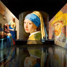 Bassins des Lumières - Expositions De Vermeer à Van Gogh, les Maîtres Hollandais + Mondrian