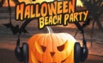 Halloween beach party