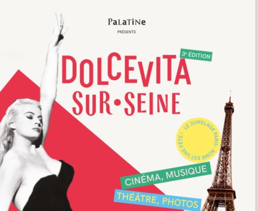 Affiche de la dolcevita sur seine © Dolce vita sur Seine