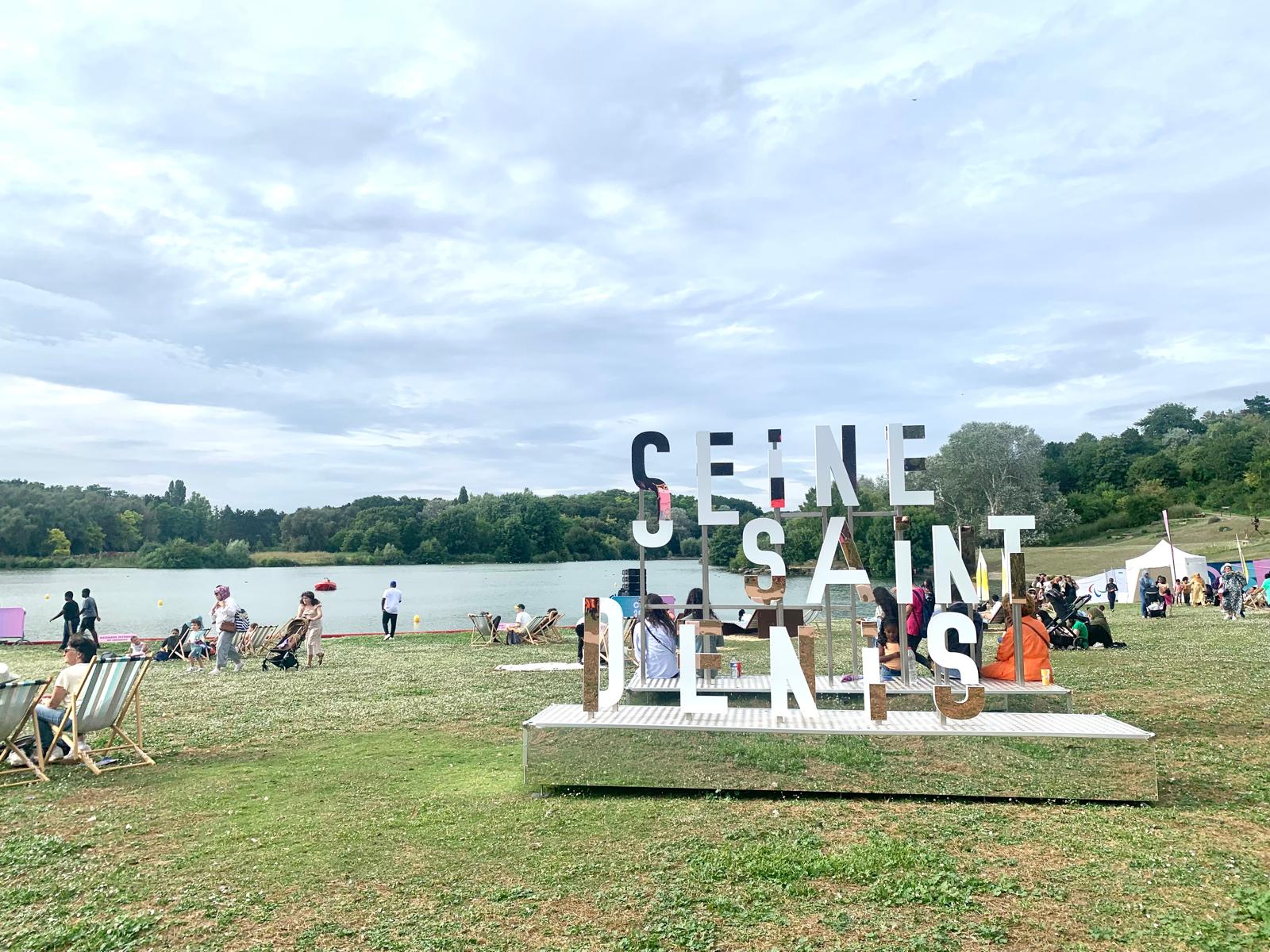 Des fan zones comme celle en Seine Saint Denis permettent de profiter de l'ambiance olympique © Emma Pauchont